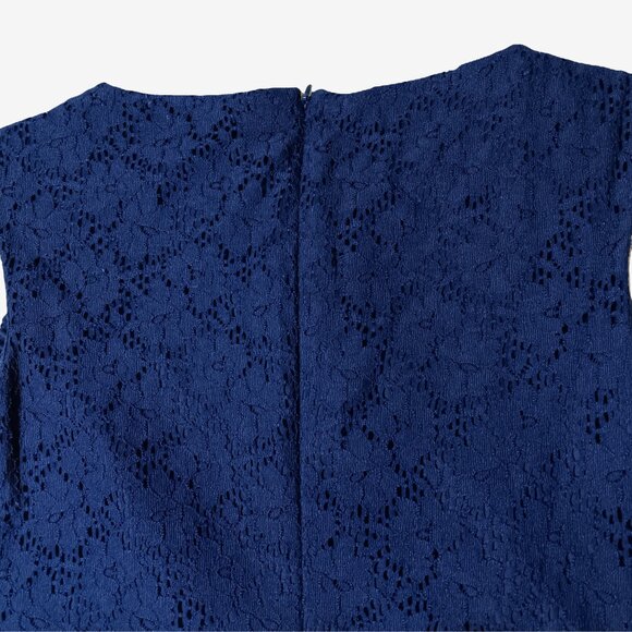 Chaps brand navy blue size 8 A-line sleeveless dress - Picture 6 of 8